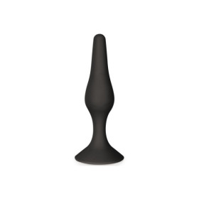 Plug anal ventouse noir taille L 